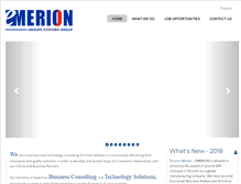 Tablet Screenshot of emerion.ca